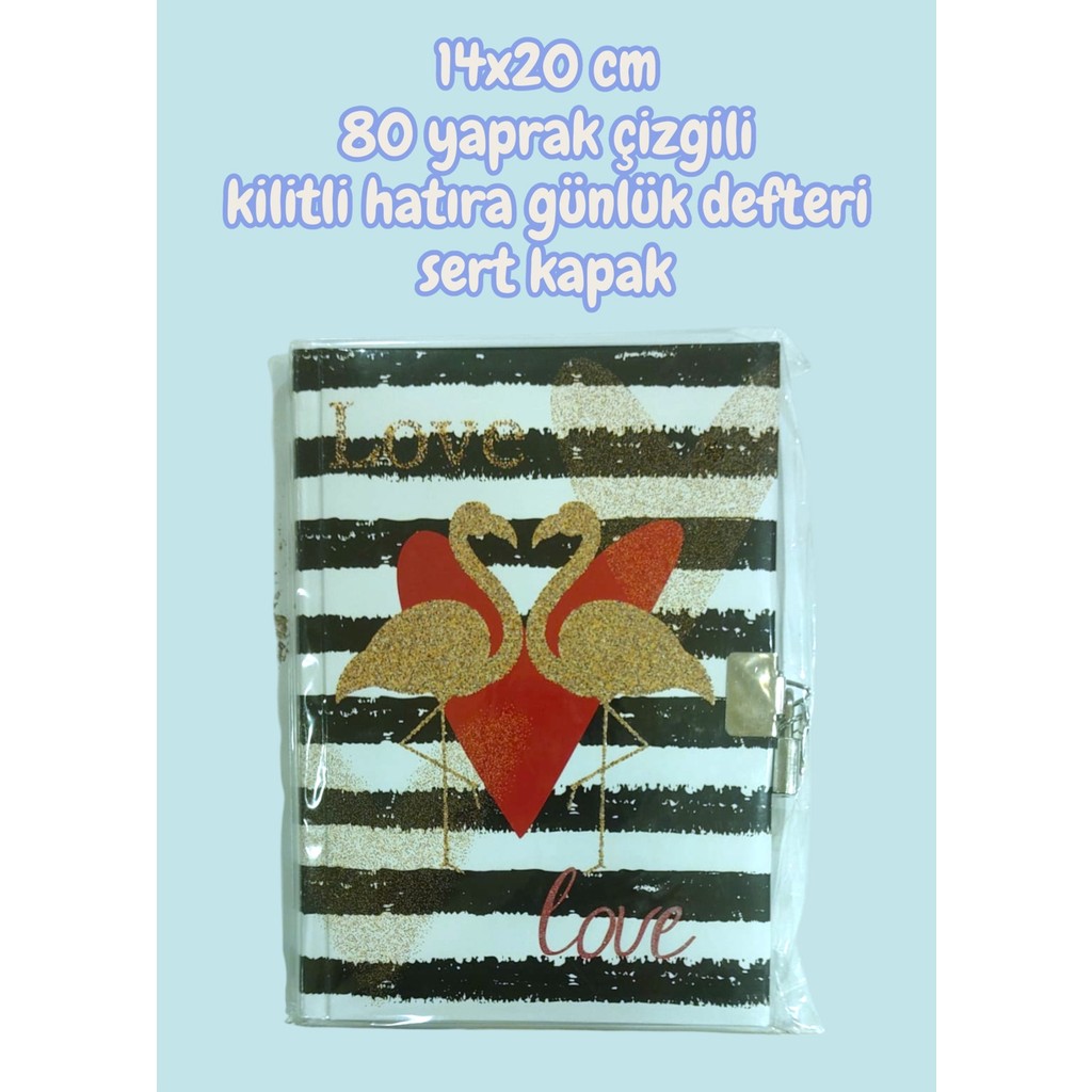 Seyfi Kırtasiye 14X20 cm 80 Yaprak Çizgili Kilitli Hatıra Günlük Defteri Sert Kapak - 0 - DİĞER Defter & Kağıt Ürünleri Fiyatı