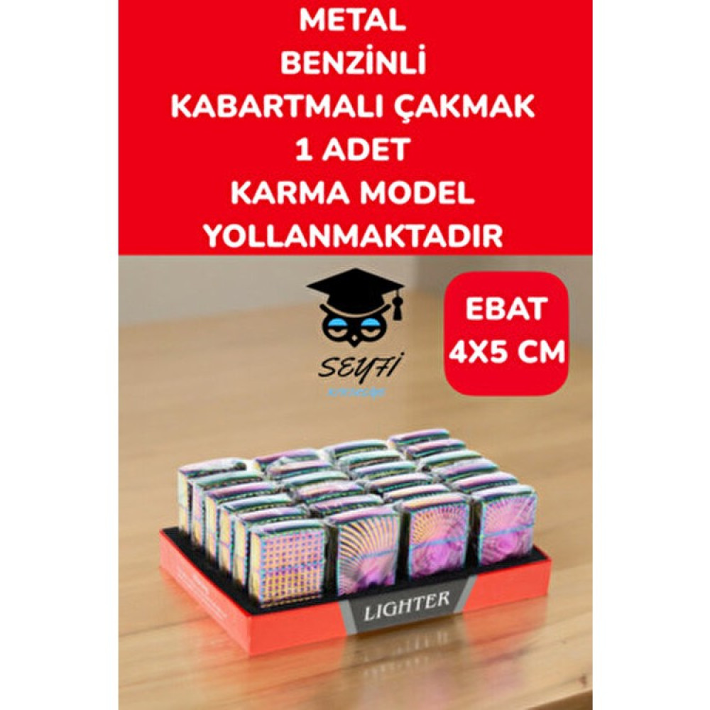 Seyfi Kırtasiye Pembe Tonları Metal Benzinli Kabartmalı Çakmak 1 Adet Rüzgar Geçirmez Tasarım Çakmak Fiyatı