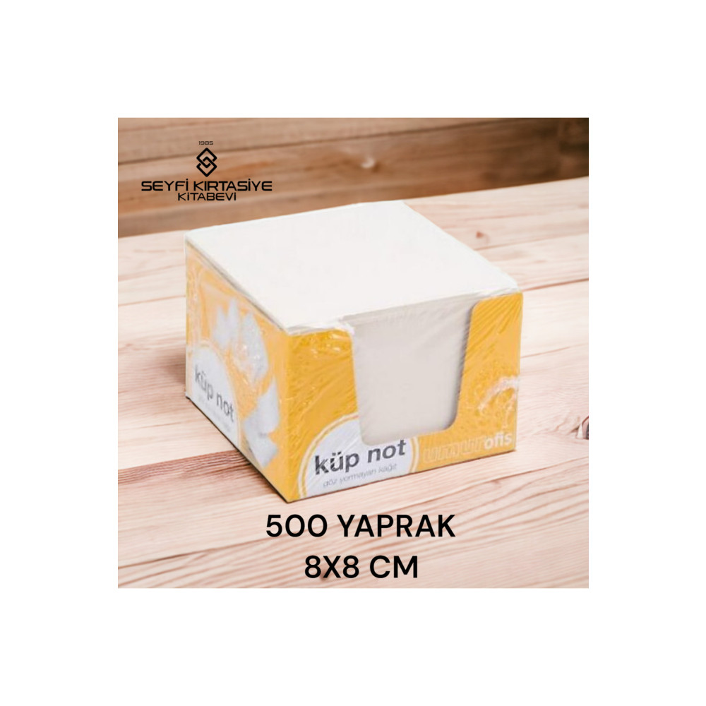 SEYFİKİRTASİYE BEYAZ KÜP NOT KAĞIDI 8x8 CM 500LÜ ** KALİTELİ KAĞIT KESİMİ Fotokopi Kağıdı Fiyatı