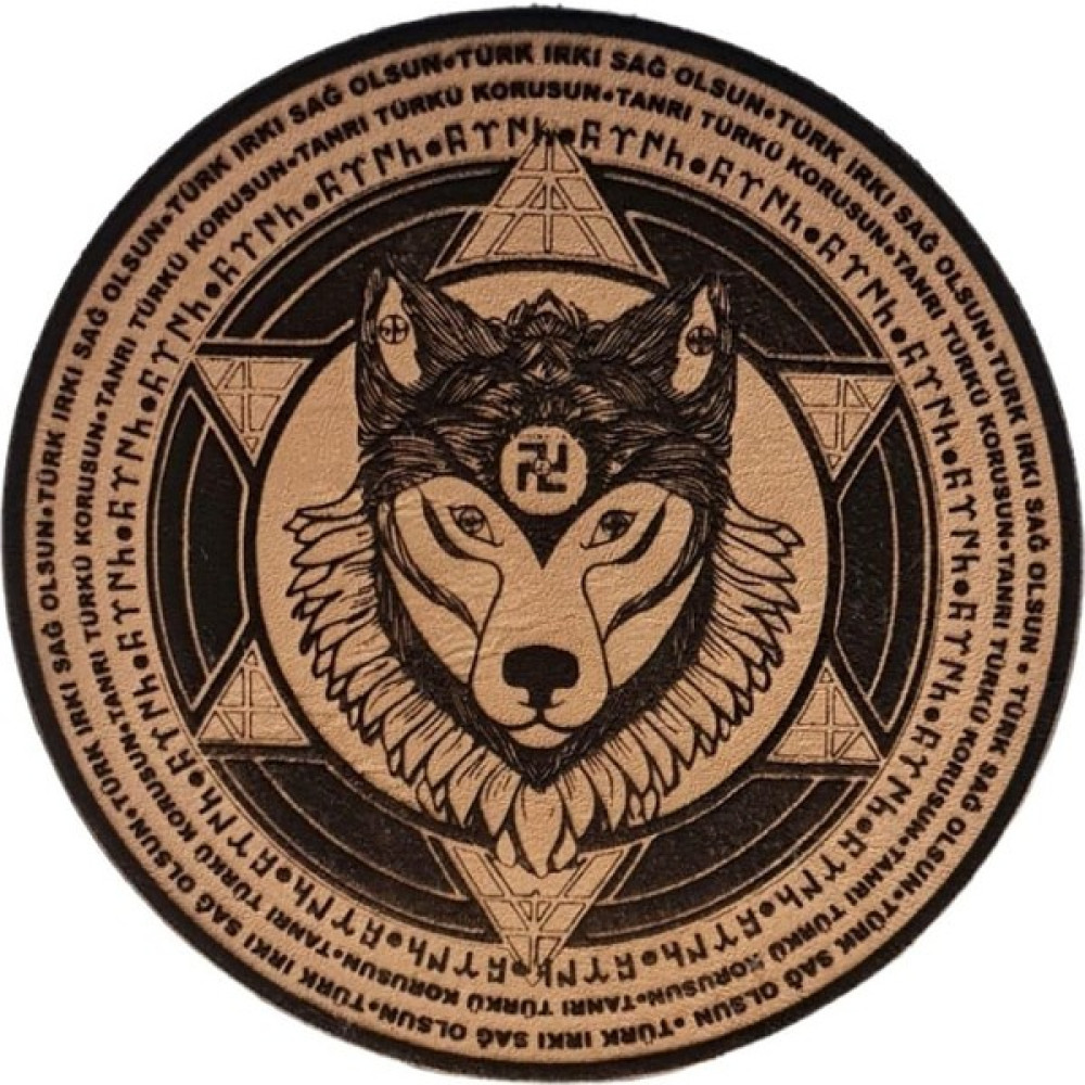 Seyhan Askeri Malzeme Şaman Kurt Tanrı Türkü Korusun Deri Peç - Arma - Leather Patch Oto Boyaları Fiyatı