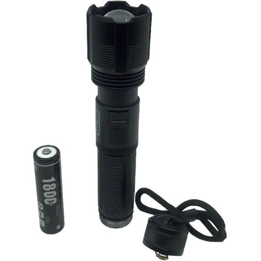 Seyitmete 800 Lumen Şarjlı Darbeye Dayanıklı Güçlü Zoomlu Fener TC24-36 - Koyu Siyah Oto Boyaları Fiyatı