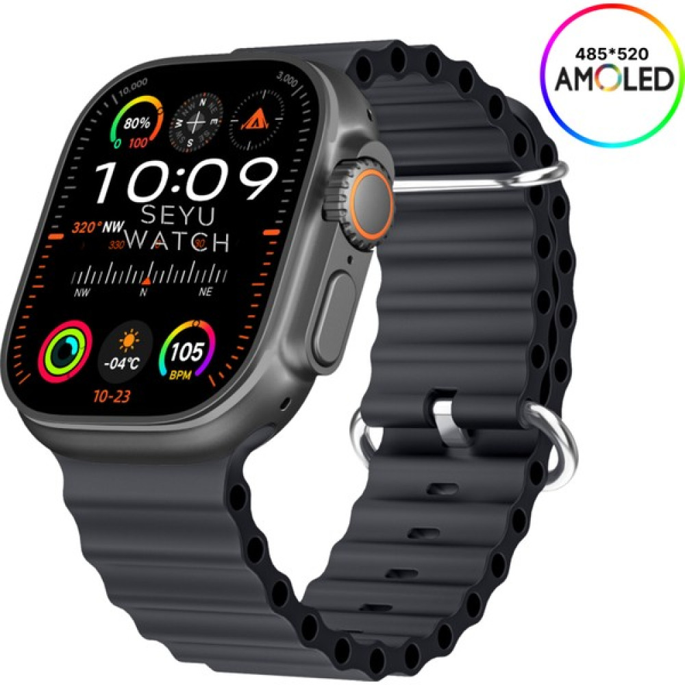 Seyutech Watch Hk 10 Ultra 3 Amoled Akıllı Saat Tüm Telefonlara Uyumlu - Siyah Diğer Fiyatı