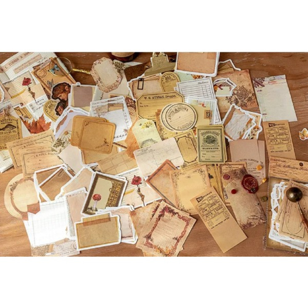 Sf Scrapbook Scrapbook 50 Parça Vintage Çeşitli Notepad Dekoratif Kağıt Seti / Journal/notepad / Scrapbooking /2 Yardımcı Malzeme Fiyatı