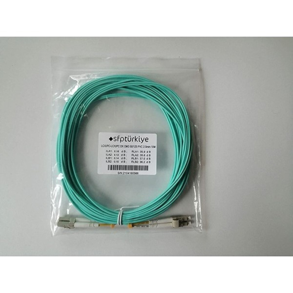 SFPTÜRKİYE I Mm Om3 Lc-Lc Dx Patch Kablo - Tekli Paket - 10 m Oto Boyaları Fiyatı