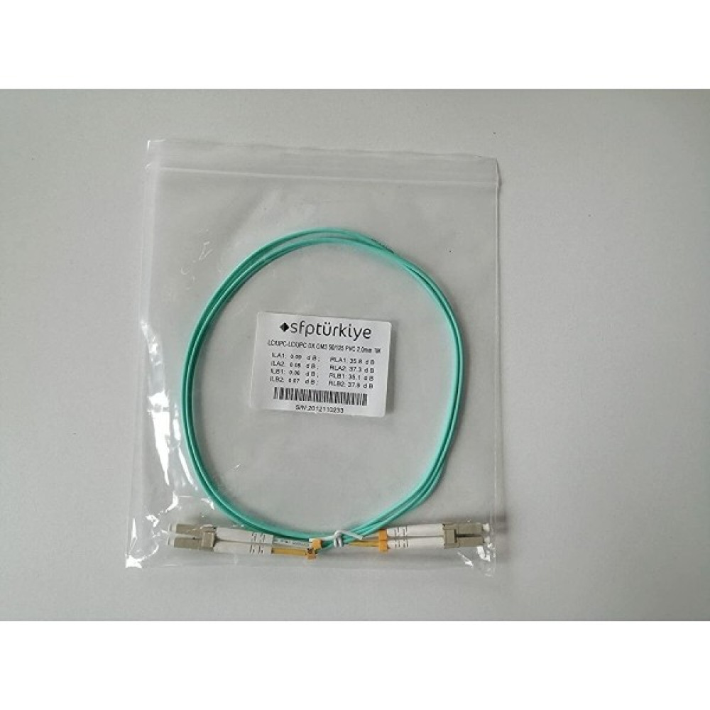 SFPTÜRKİYE | Mm Om3 Lc-Lc Dx Patch Kablo (5'li Paket) - 1 m Oto Boyaları Fiyatı