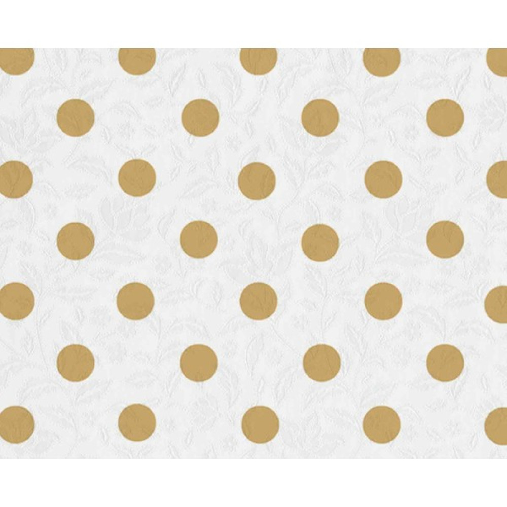 sfr home by FISKOS Pvc Gold Puanlı Muşamba Masa Örtüsü - Bej - Gold - 100 x 140 cm Masa Örtüsü Fiyatı