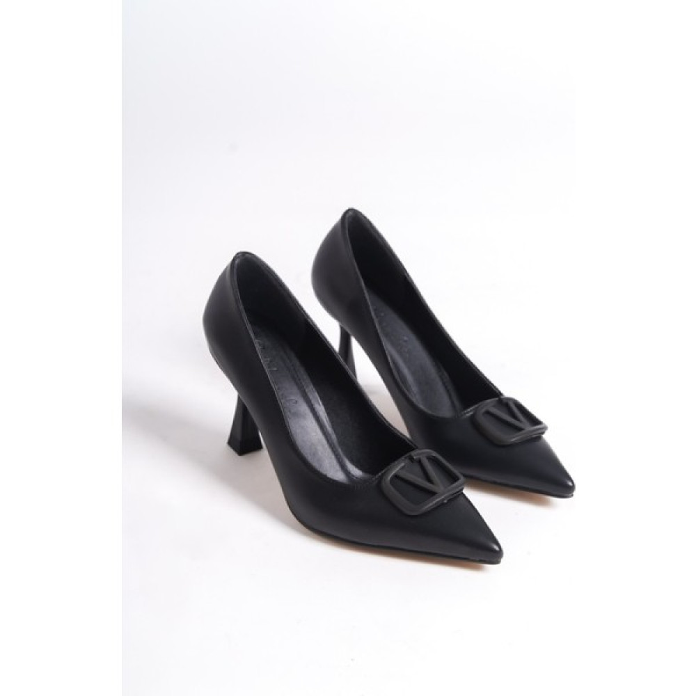 SFY Shoes Eva Ince Topuk V Toka Detaylı Stiletto Ayakkabı Topuklu Ayakkabı Fiyatı