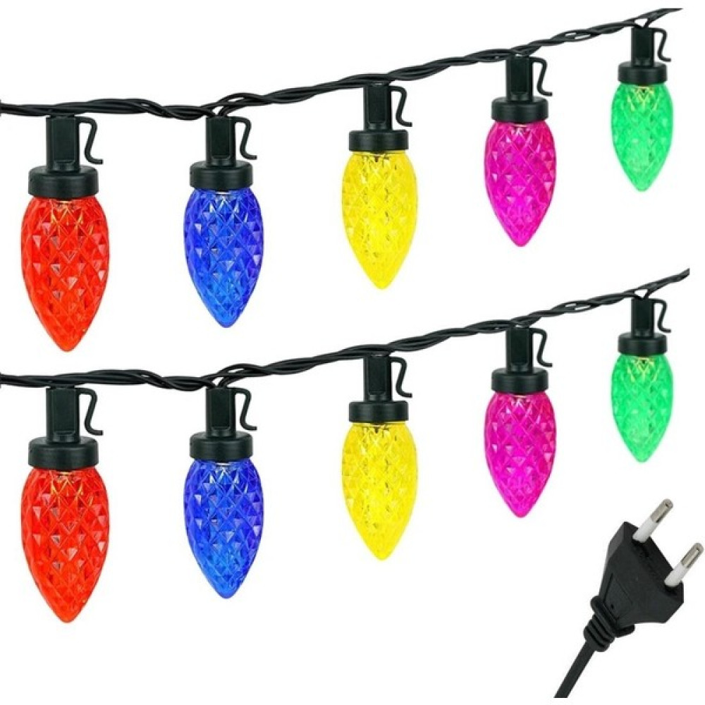 Sge Teknoloji 10 M 50 LED Rgb Çok Renkli Kristal Elektrik Prizli Bahçe Aydınlatması LED Lamba Led Aydınlatmalar Fiyatı