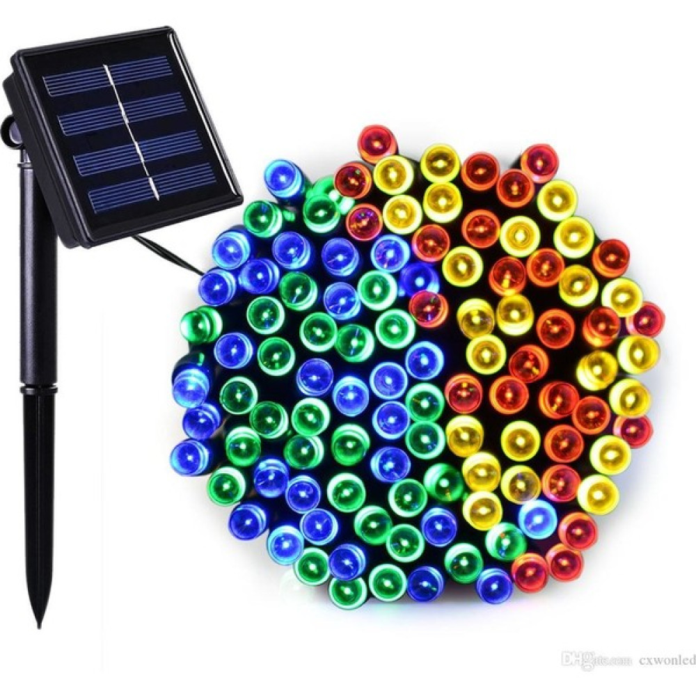 Sge Teknoloji Güneş Enerjili 100 LED 12 Metre Rgb Çok Renkli Bahçe Aydınlatması LED Işık Dış Mekan & Bahçe Oyuncakları Fiyatı