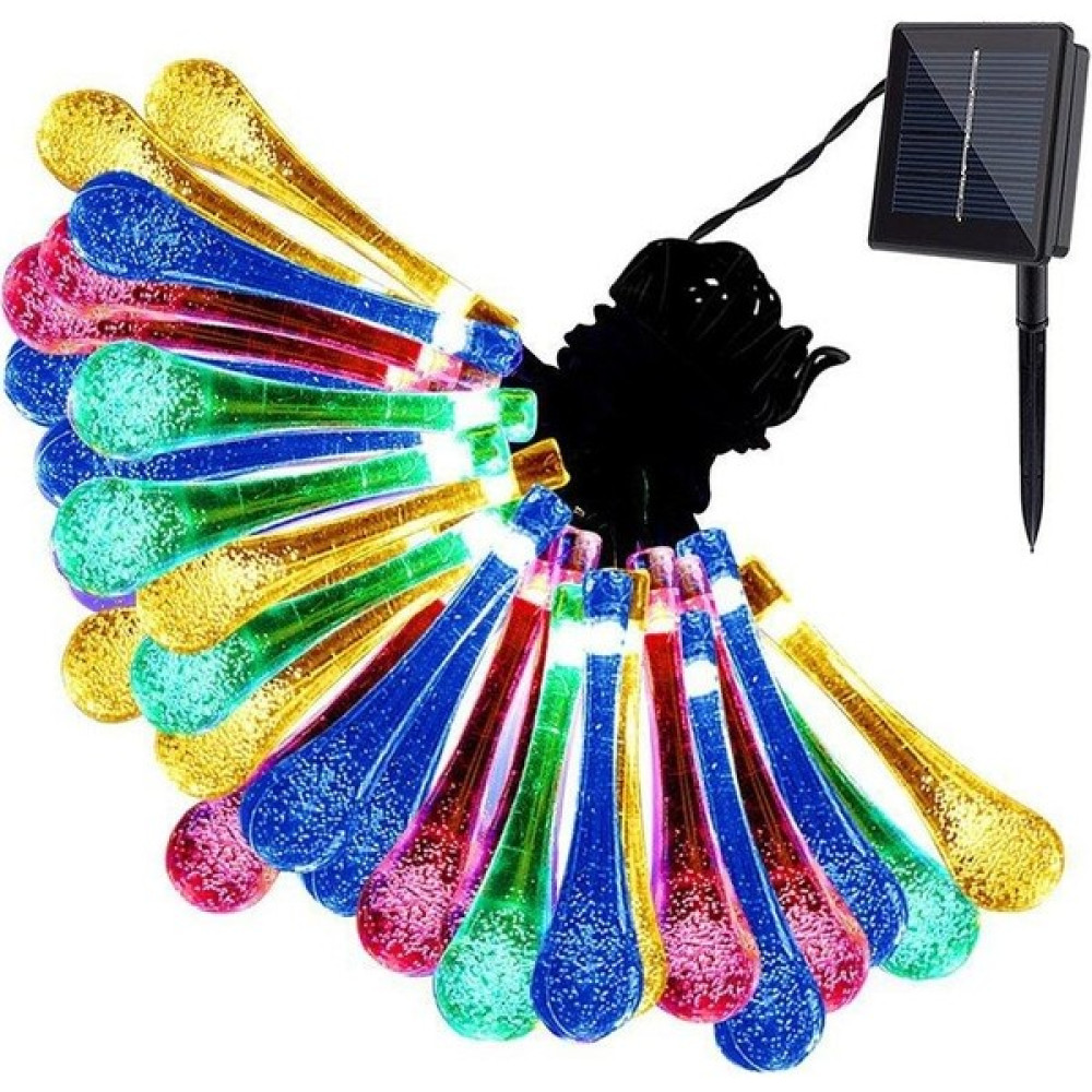 Sge Teknoloji Güneş Enerjili 30 LED Rgb Su Damlası Çok Renkli Solar Bahçe Aydınlatması LED Lamba Dış Mekan & Bahçe Oyuncakları Fiyatı