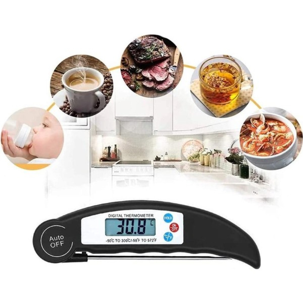 Sge Teknoloji LCD Ekranlı Digital Gıda Termometresi Yemek Bebek Maması Sıcaklık Ölçer Termometre & Higrometre Fiyatı