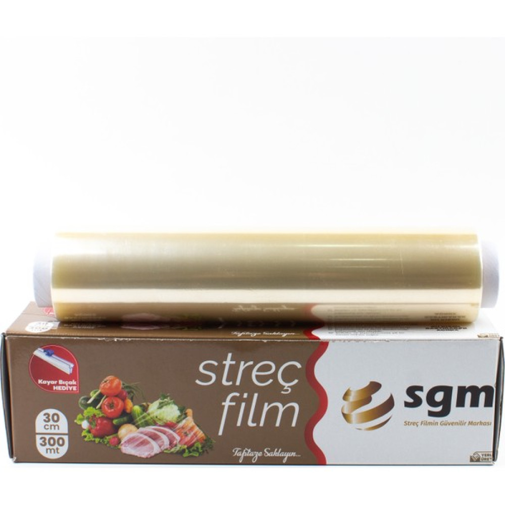 Sgm Ambalaj Gıda Streç Film 30 cm x 300 Metre - 6 m Streç Film Fiyatı