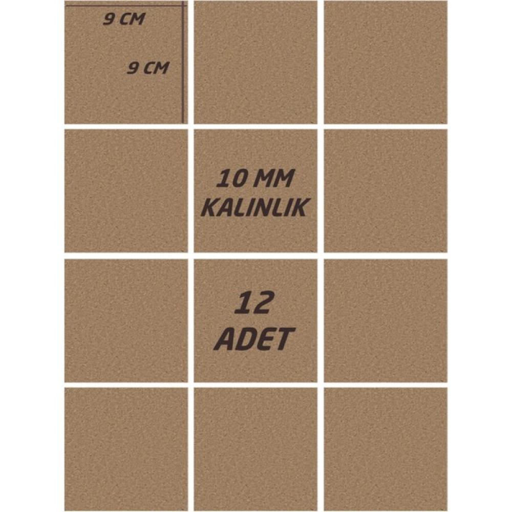 Sgs Hobby Ham Mdf Plaka Tabaka 12 Adet 9 x 9 cm Mdf Levha 10 mm Kalınlık Tuval Fiyatı