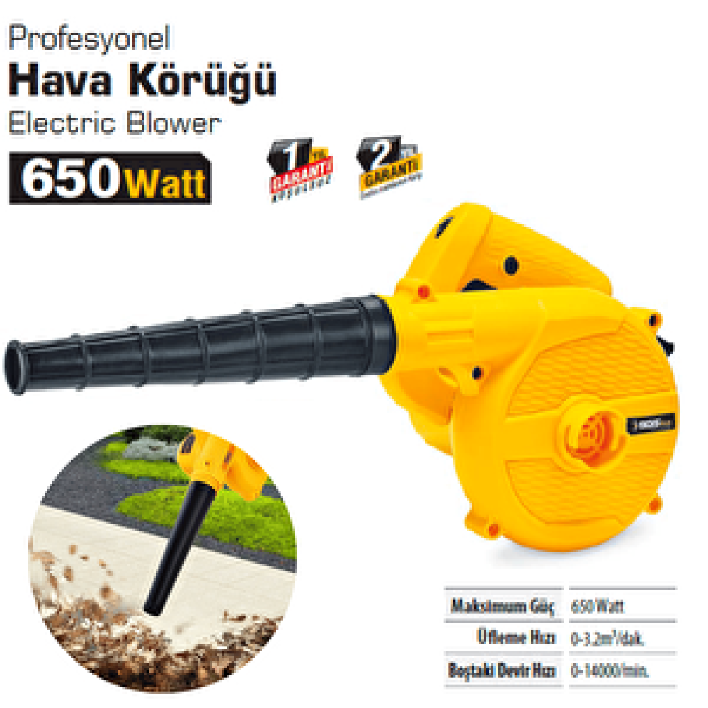 SGS Sgs Profesyonel Hava Körüğü 650 Watt Sgs5221 Yedek Parça - Elektrikli El Aletleri Fiyatı