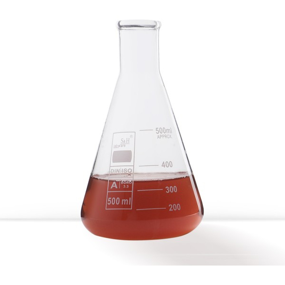 S&H Labware 500 ml Erlen (Dar Boyun) - Şeffaf Okul Malzemeleri Fiyatı