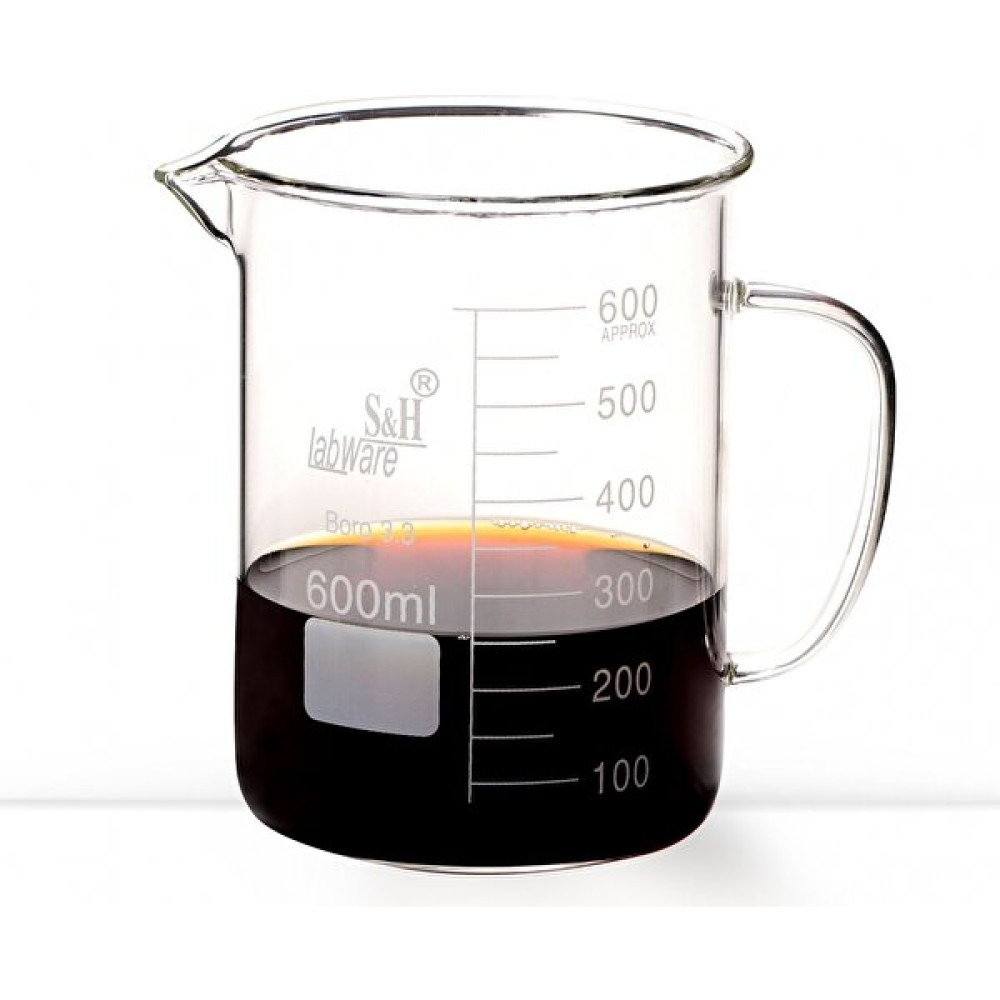 S&H Labware 600 ml Kulplu Beher - Şeffaf Okul Malzemeleri Fiyatı