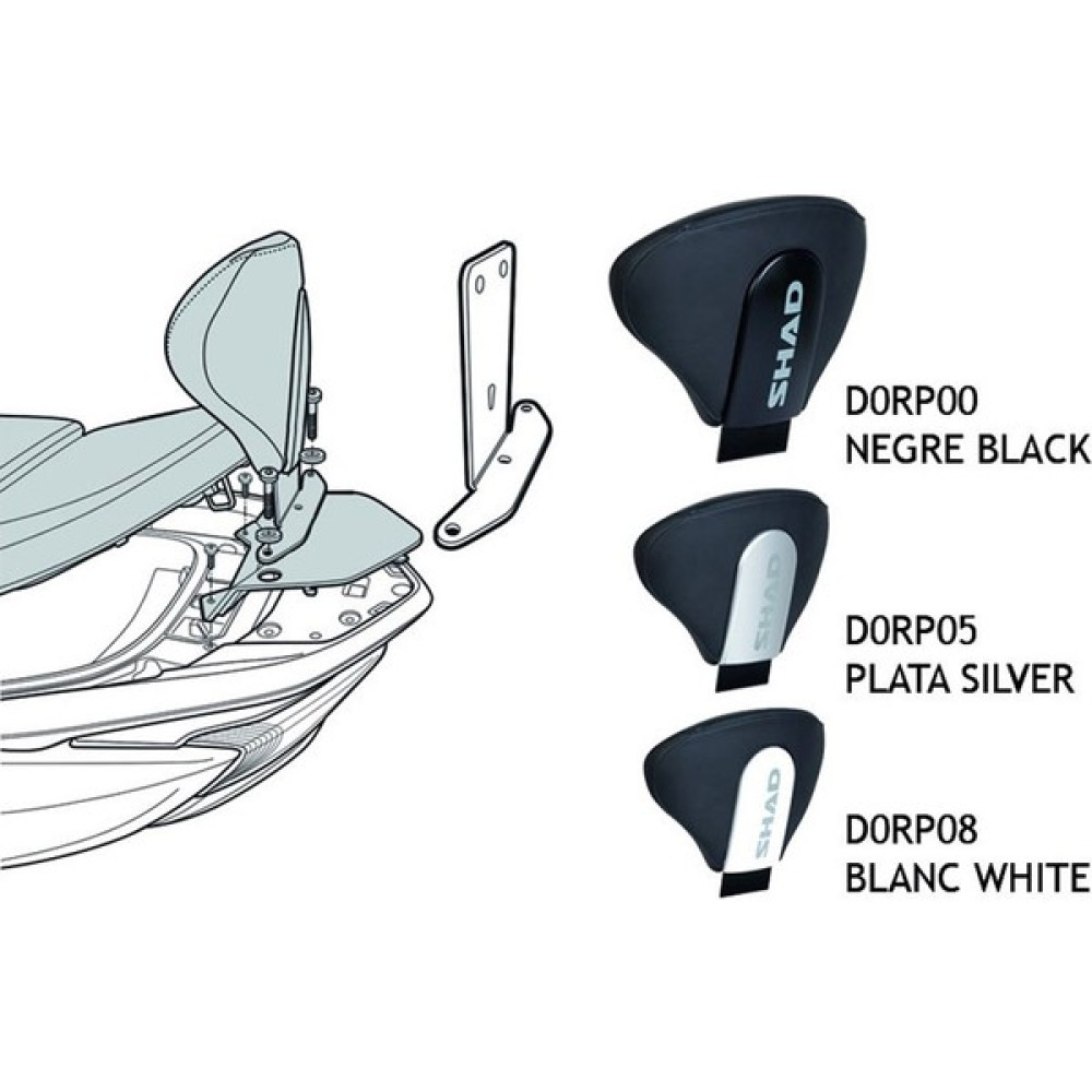Shad Honda Forza 125/250/300 17-20 - Adv 350 22 Sırt Dayama D0RP00 Motorsiklet Çantaları Fiyatı