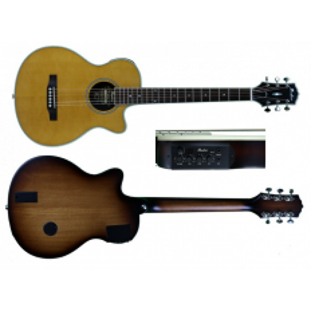 Shadow Jm-Ca44 Nat Thin Kasa Elektro Akustik Gitar Akustik Gitarlar Fiyatı
