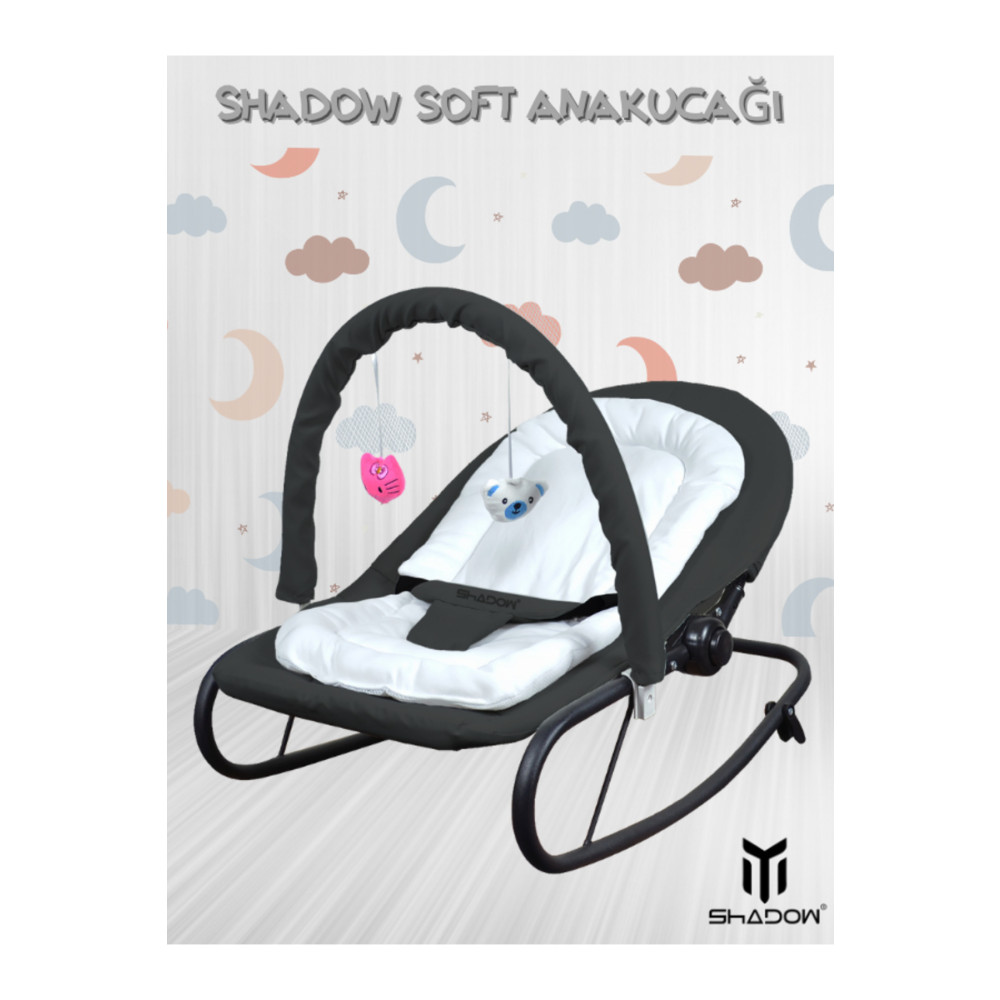 Shadow Size Soft Anakucağı - Sallanır - 4 Kademe - Sabitlenebilir- Hazır Kurulu Gelir Ana Kucağı Fiyatı