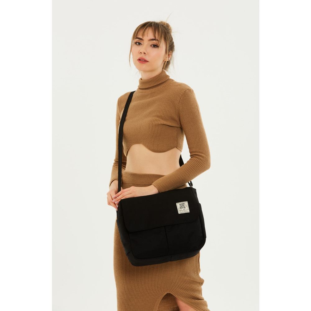 SHAKA Siyah U54 Postacı Model 5 Bölmeli Ayarlanabilir Askılı Günlük Unisex Kol Ve Omuz Çantası U:26 E:30 G Unisex Çanta & Cüzdan ve Seyahat Çantaları Fiyatı