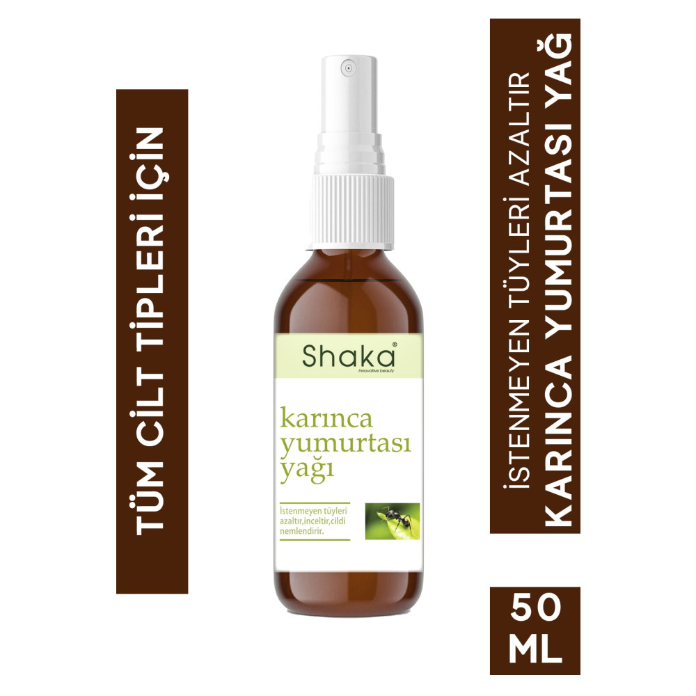 SHAKA Tüy Azaltıcı Karınca Yumurtası Yağı 50 ml Cilt ve Yüz Bakımı Fiyatı
