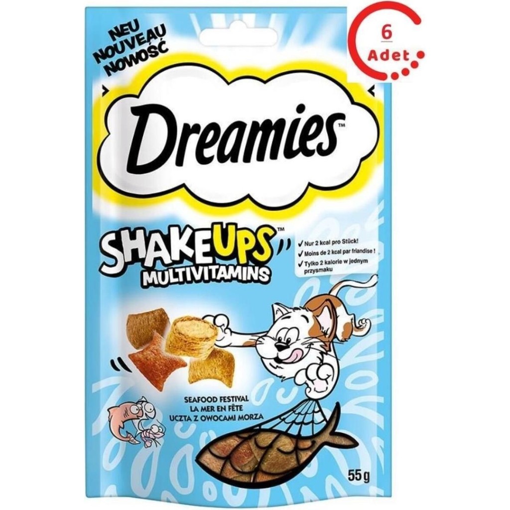 Shakeups Multivitaminli Deniz Ürünleri Kedi Ödül Maması 55 gr x 6 Adet Kesintisiz Güç Kaynakları (UPS) Fiyatı