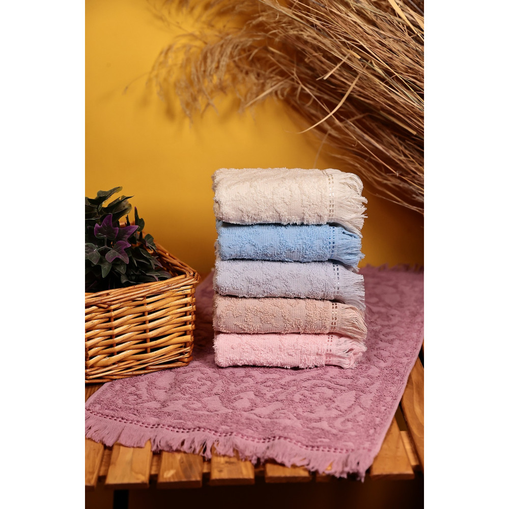 Shal Home %100 Pamuk 12'li 30 x 50 cm Havlu Seti