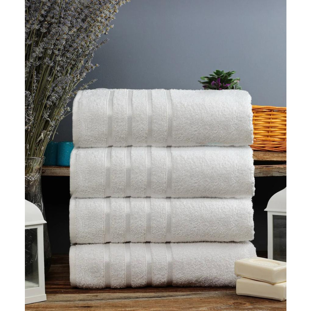 Shal Home %100 Pamuk 4'lü 70 x 140 cm Filoşlu Banyo Havlu Seti Banyo Havlusu Fiyatı