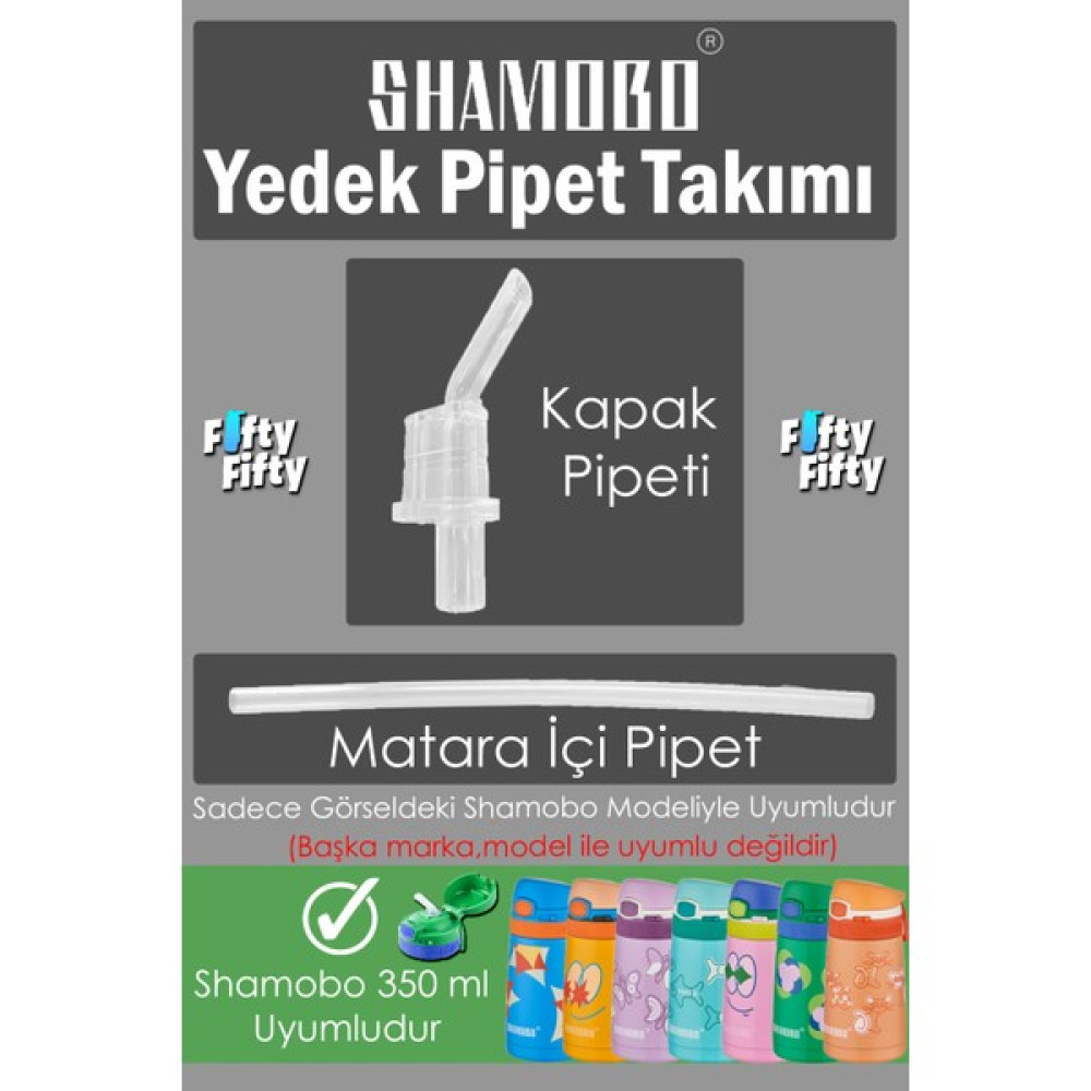 Shamobo 350 ml Uyumlu Yedek Pipet Takımı - Gri Suluk Fiyatı