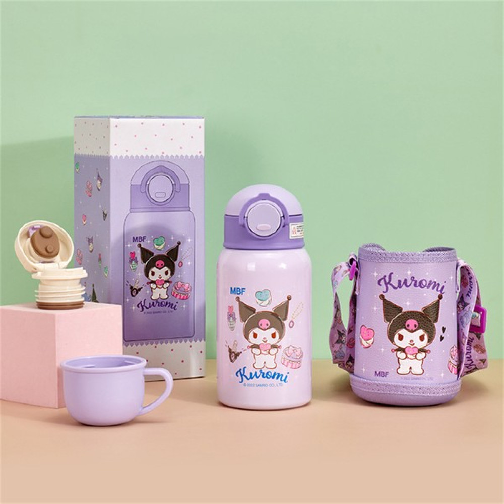 Shanghe Sanrio Çocuk Yalıtımlı Biberon (Yurt Dışından) - Mor - şişe - 25 x 437 x 10 Suluk Fiyatı