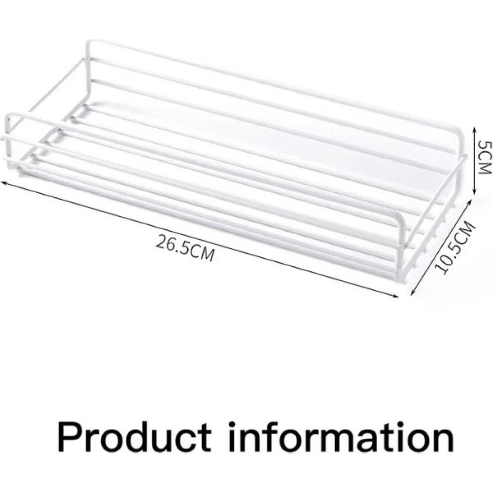 Shanhua Shop Beyaz 1pc Tarzı Banyo Depolama Rafı Raf Köşe Depolama Raf Düzenleyici Duş Duvar Rafı Yapışkanlı Demir Mutfak Banyo Rafları Organizatör... Eşya Saklama / Düzenleme Fiyatı