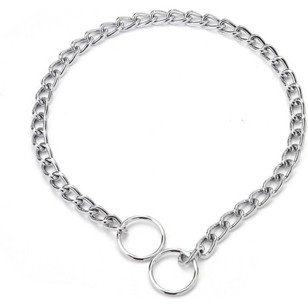 Shanhua Shop SL201A Tarzı 2.0MMX45CM Metal Demir Çift Üç Sıralı Köpek Zinciri Yaka Ayarlanabilir Şerit P-Tipi Pet Yaka Zinciri Büyük Köpek Tasmaları Kolye Martingale (Yurt Dışından) - Beyaz Oto Boyaları Fiyatı
