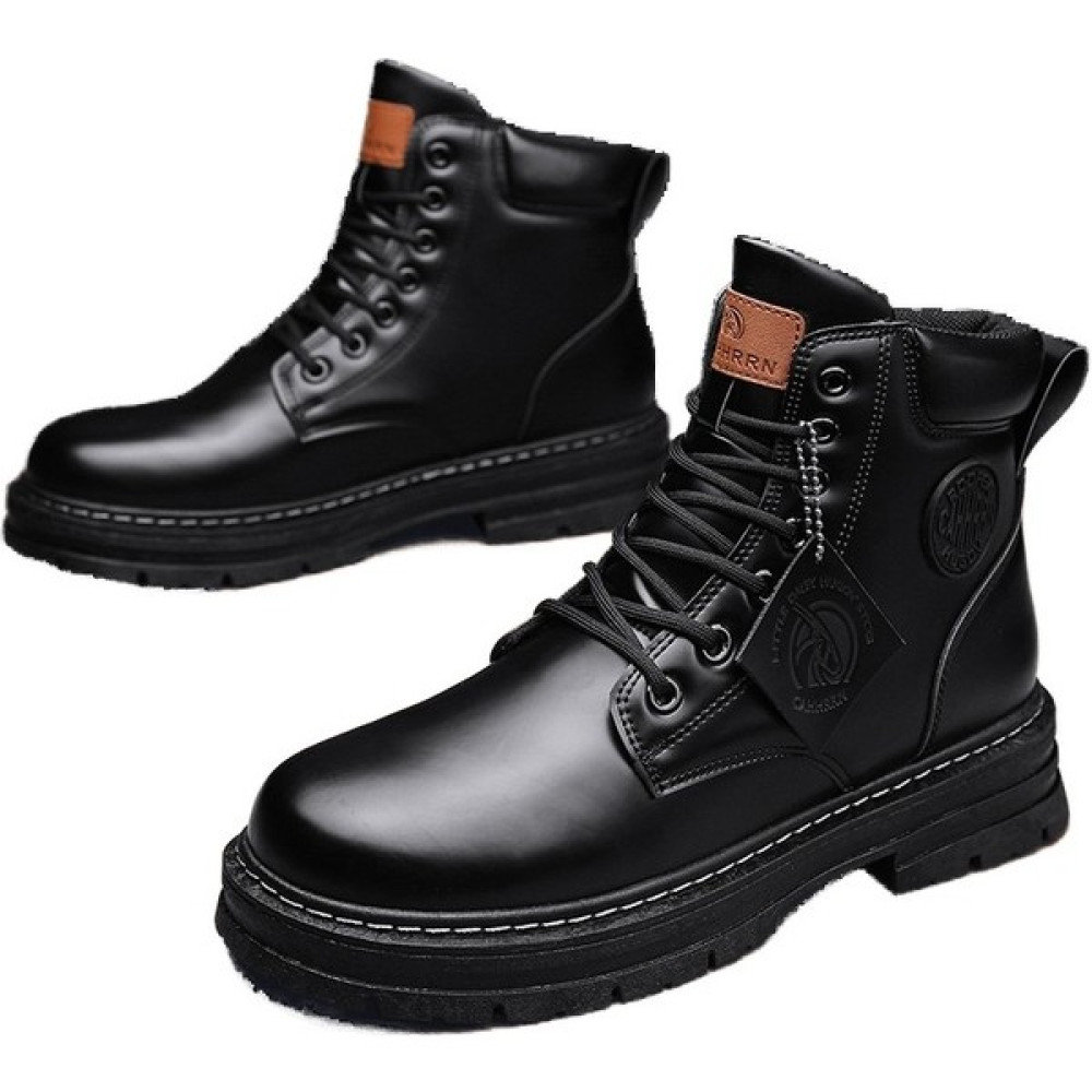 Shanyue Martin Boots, Sonbahar Erkek Ayakkabıları, Yüksek Çete Ingiliz Tarzı, Işçi Ayakkabıları, Orta Çete Rahat Deri Ayakkabılar, Siyah Kısa Çizme... Spor Ayakkabı Fiyatı