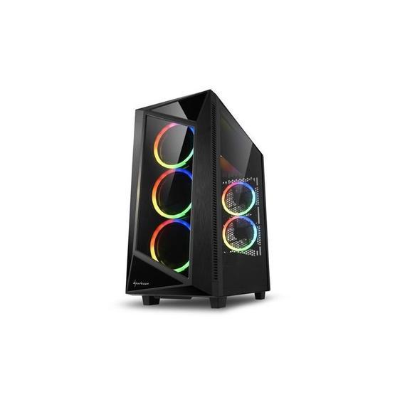 Sharkoon REV200 Midi Dikey Tower Siyah Mini Bilgisayar Kasası