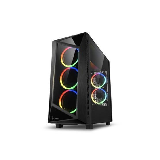 Sharkoon REV200 Midi Dikey Tower Siyah Mini Bilgisayar Kasası