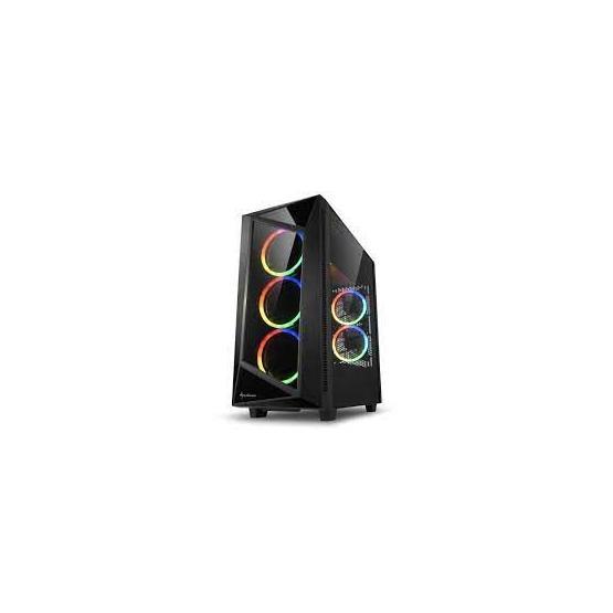 Sharkoon REV200 Midi Dikey Tower Siyah Mini Bilgisayar Kasası