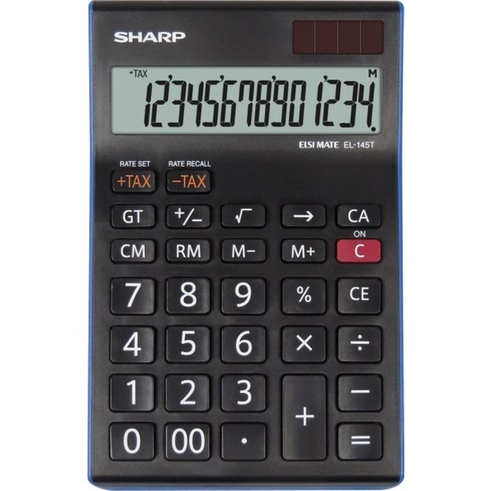 Sharp EL-145TBL 14 Hane Masa Üstü Hesap Makinesi Hesap Makinesi Fiyatı