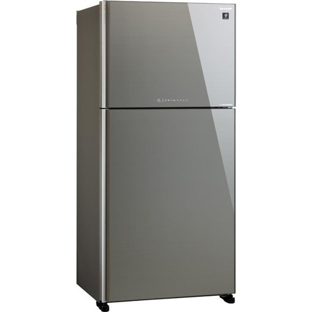 Sharp SJ-XG740G SL 600 Litre Premium Cam Kapaklı Buzdolabı Gri Buzdolapları Fiyatı