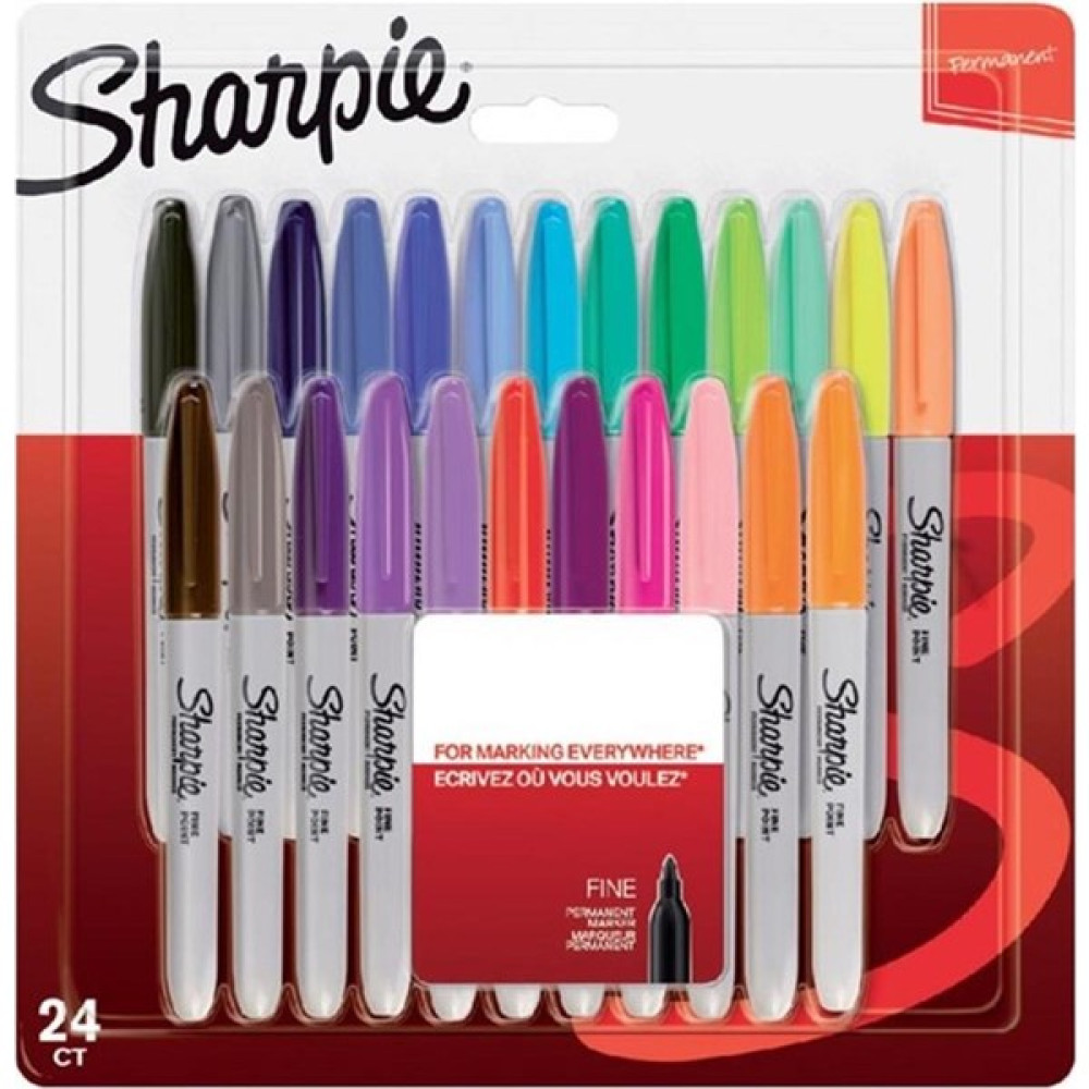 Sharpie Fine Permanent Markör 24'lü 2065405 Fosforlu Kalemler Dolma Kalem Fiyatı