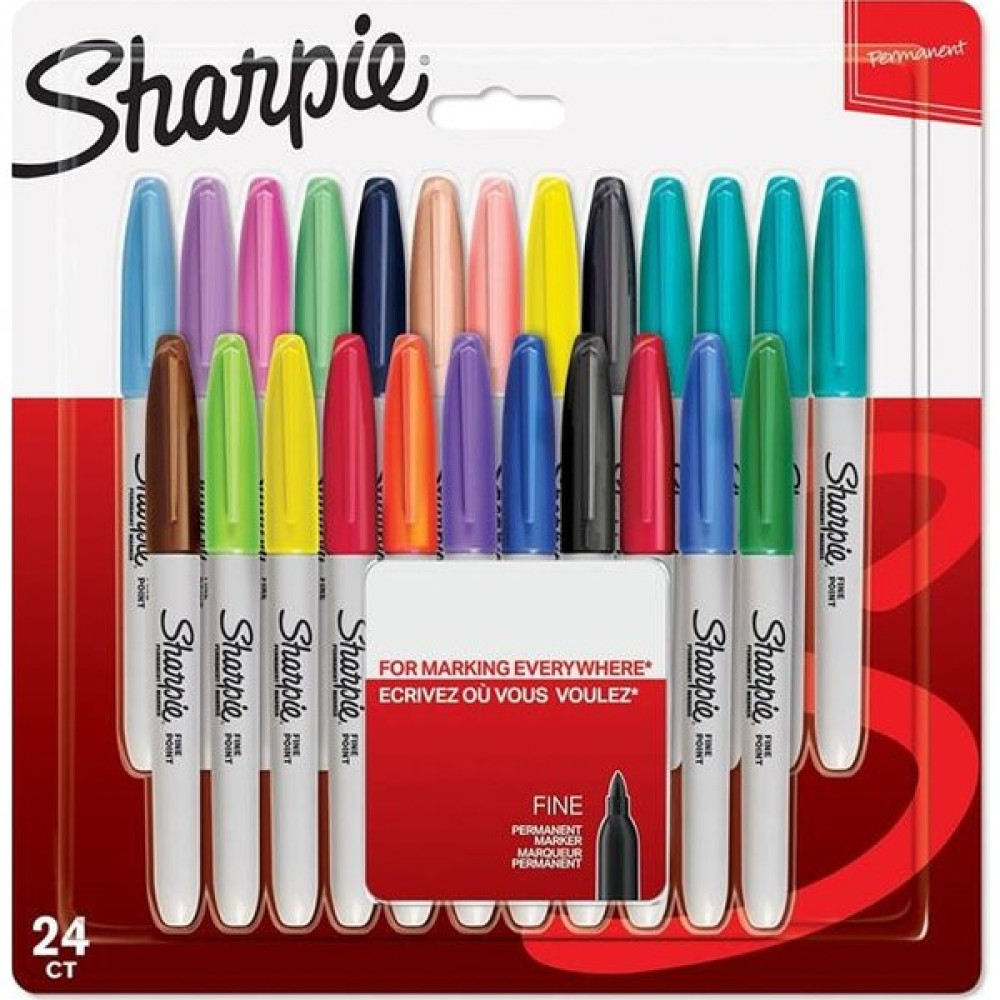 Sharpie Fine Permanent Markör 24Lü Karisik Yeni 1996113 Keçe Uçlu Kalem Fiyatı