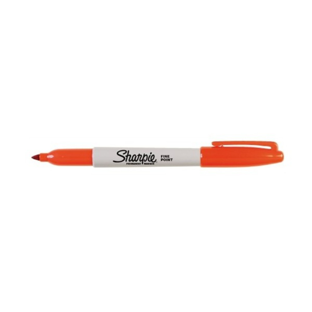 Sharpie Fine. Yuvarlak uç. permanent markör - Turuncu Keçe Uçlu Kalem Fiyatı