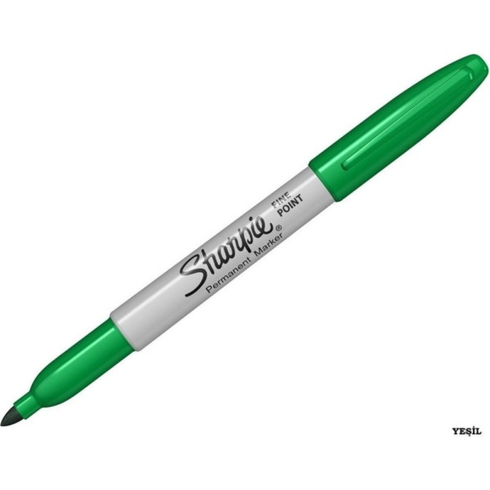 Sharpie Fine Yuvarlak Uç Permanent Markör Yeşil 2'li Keçe Uçlu Kalem Fiyatı