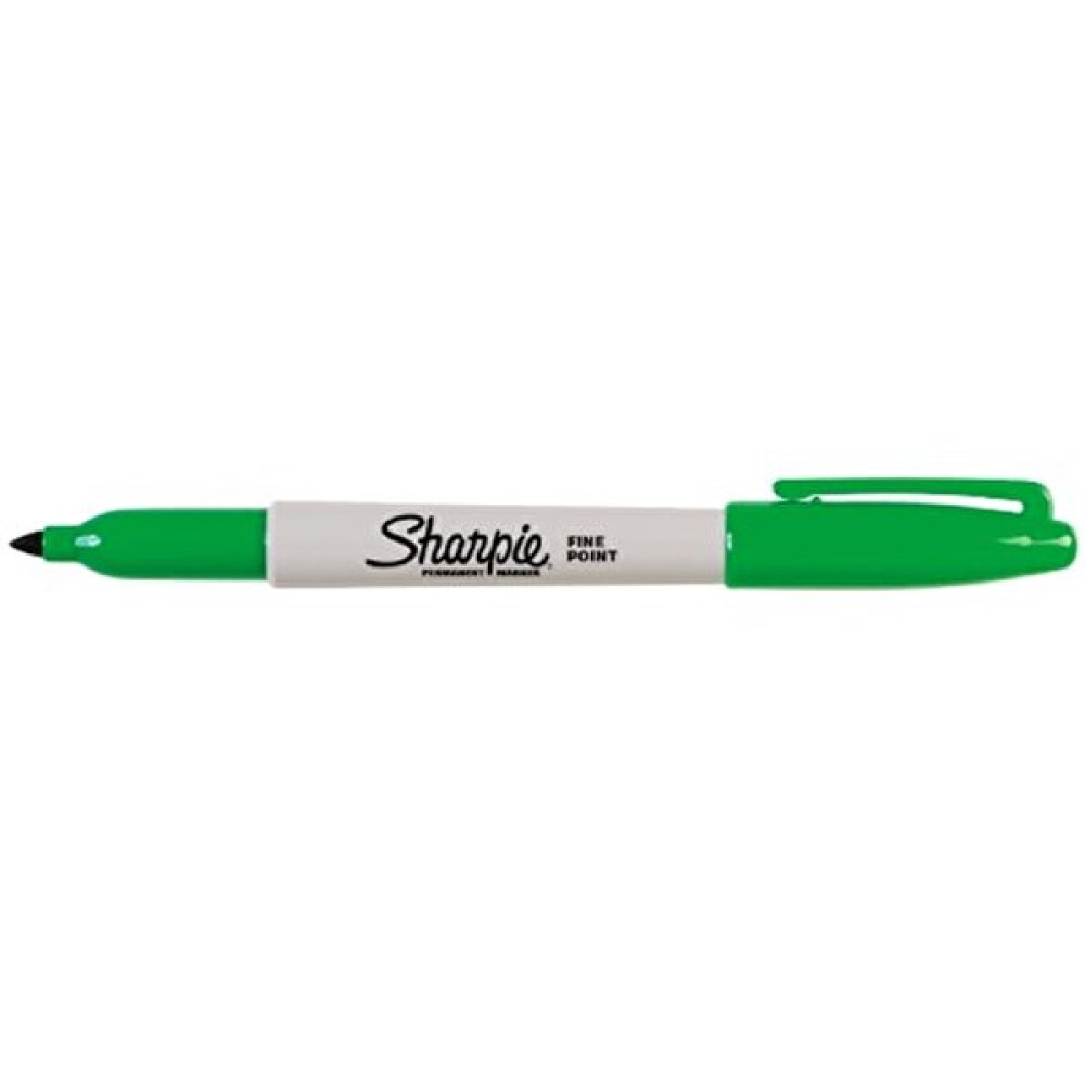 Sharpie Fine. Yuvarlak uç. permanent markör -Yeşil - Yeşil Keçe Uçlu Kalem Fiyatı