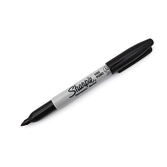 Sharpie Siyah Permanent Marker Çizim Kalemi