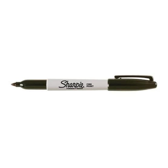 Sharpie Siyah Permanent Marker Çizim Kalemi