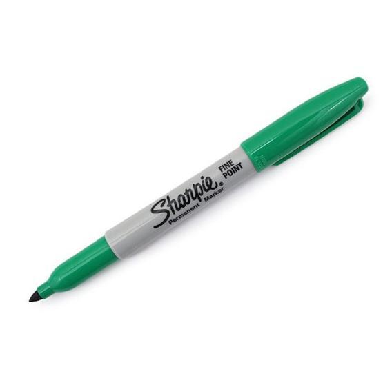 Sharpie Yeşil Permanent Marker Çizim Kalemi