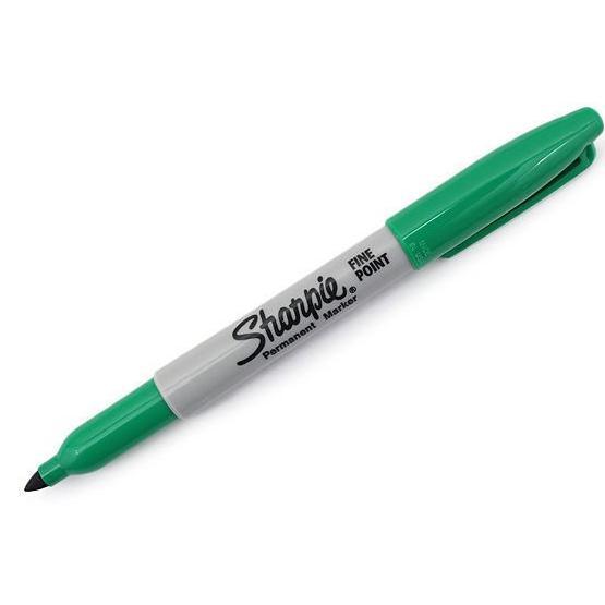Sharpie Yeşil Permanent Marker Çizim Kalemi