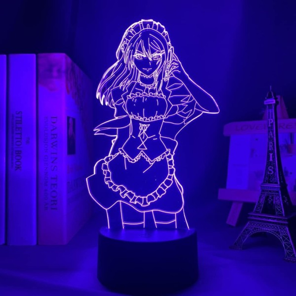 Shatıan Kızdırma Renkli Gece Işıkları 3D Işıklar Hizmetçi Çocuk Odası Dekorasyon Gece Işıkları Çocuk Hediye Hizmetçi Anime LED Işıklar Yatak Odası ... Gece Lambası Fiyatı