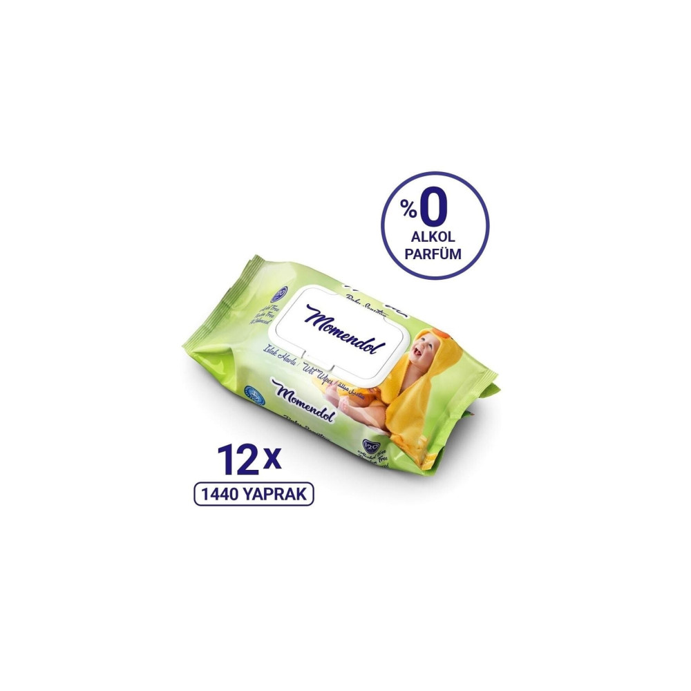 Shays Sağlık Momendol Islak Havlu 120li - 12 X 120li - 1440 Adet Bebek Mendil-Islak Mendil Fiyatı