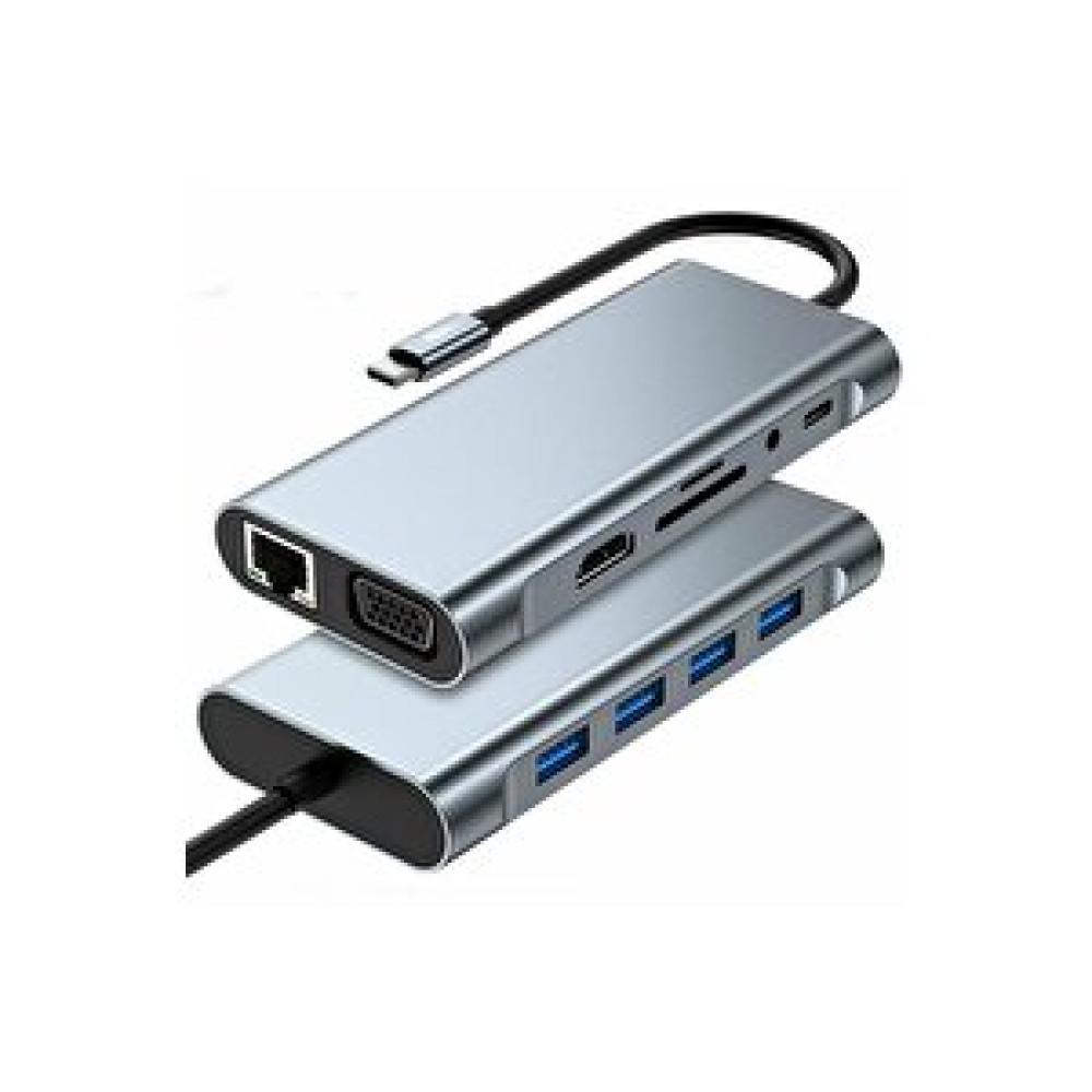 Shaza 11in1 Usb Type-c Hub Port Adaptör Hdmi Usb Ethernet Pd Girişli Hub & Switch Fiyatı